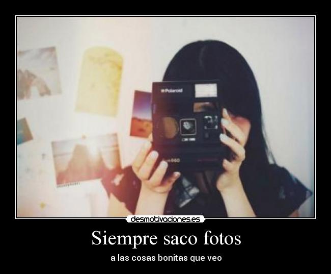 Siempre saco fotos - 