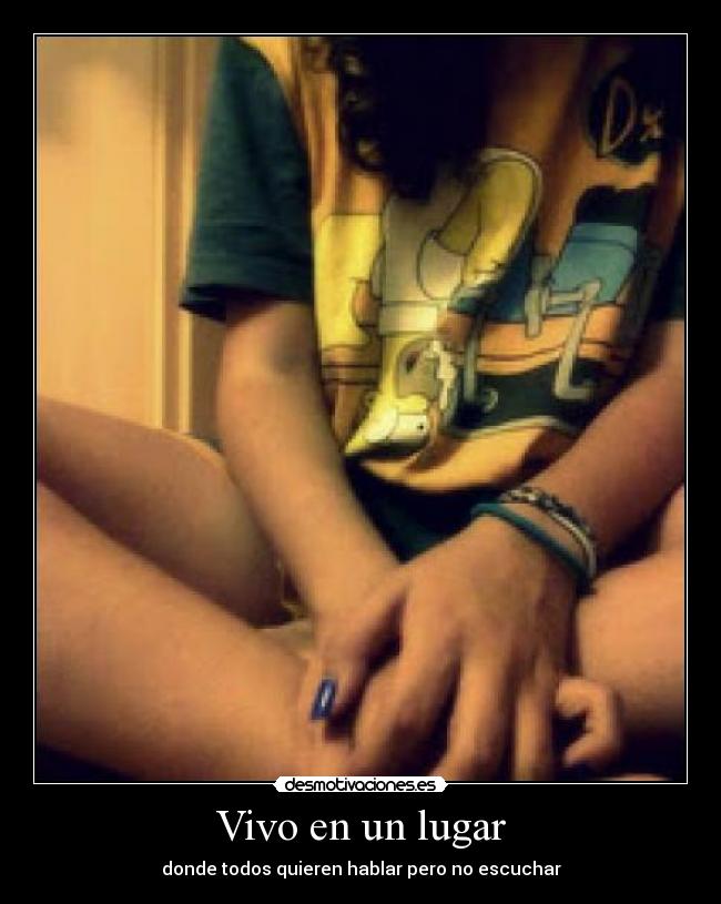 Vivo en un lugar -