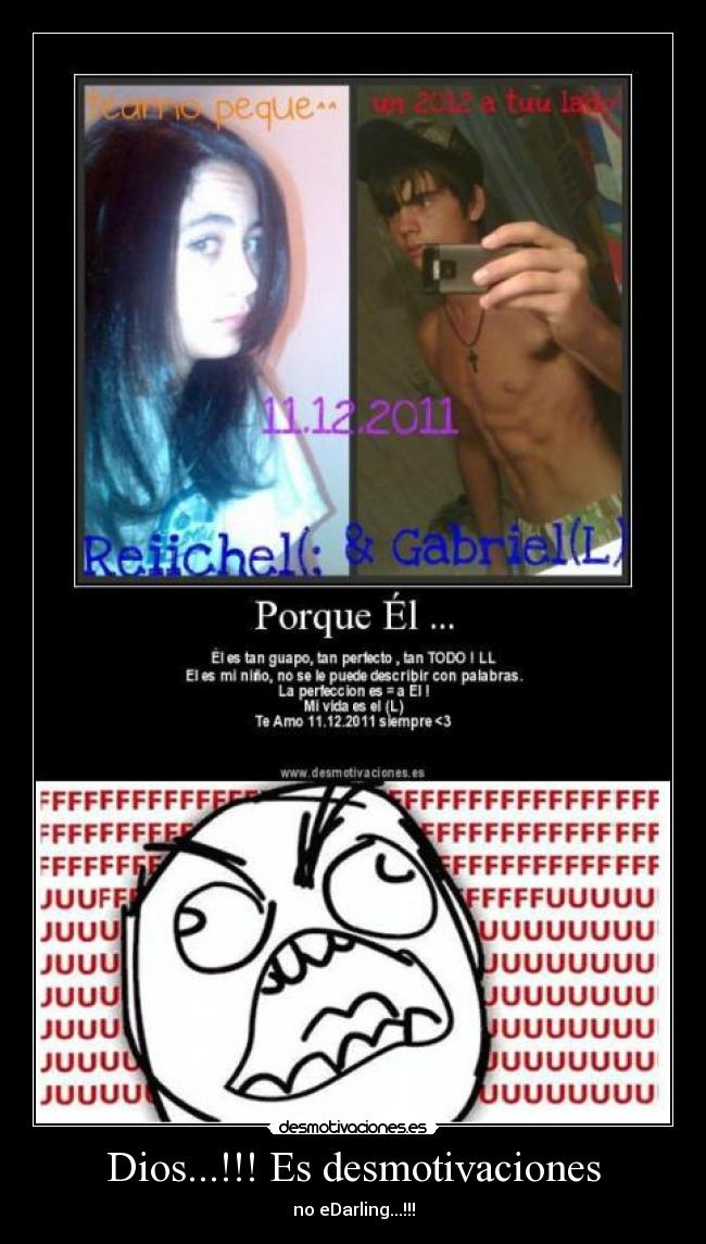 Dios...!!! Es desmotivaciones - no eDarling...!!!