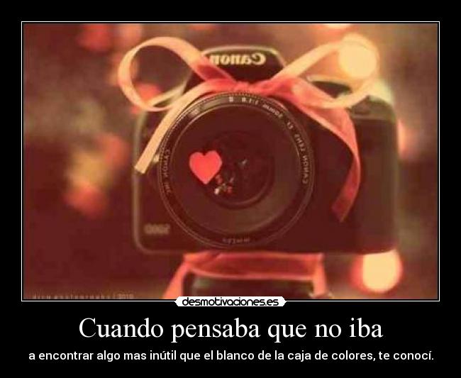 Cuando pensaba que no iba -