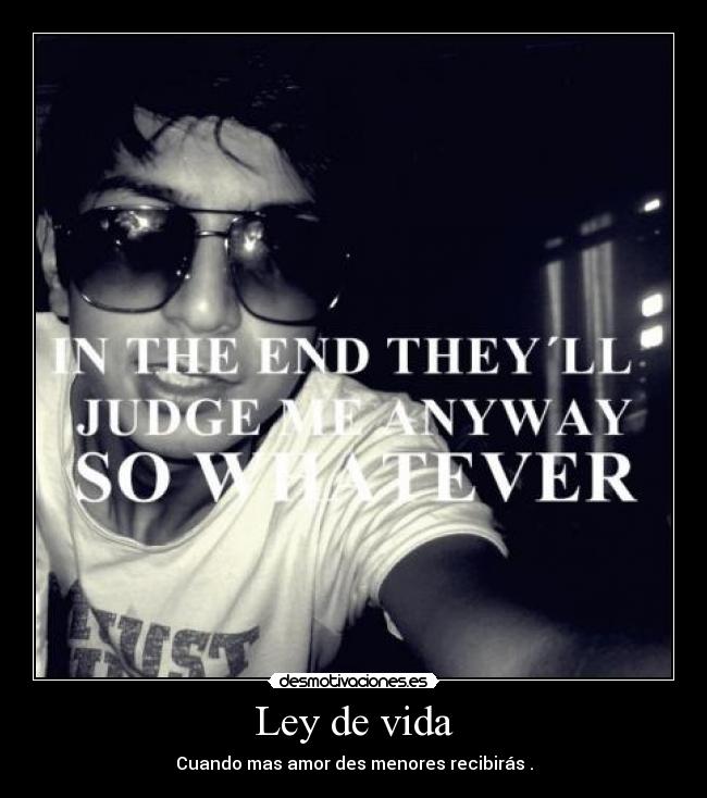 Ley de vida -