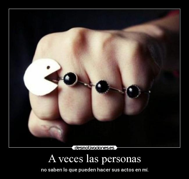 A veces las personas - 