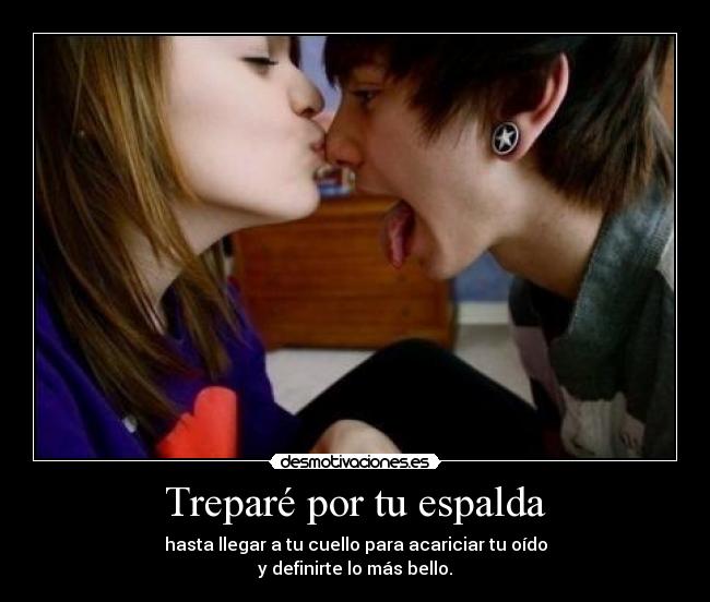 Treparé por tu espalda -