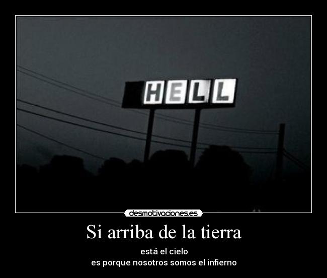 Si arriba de la tierra -