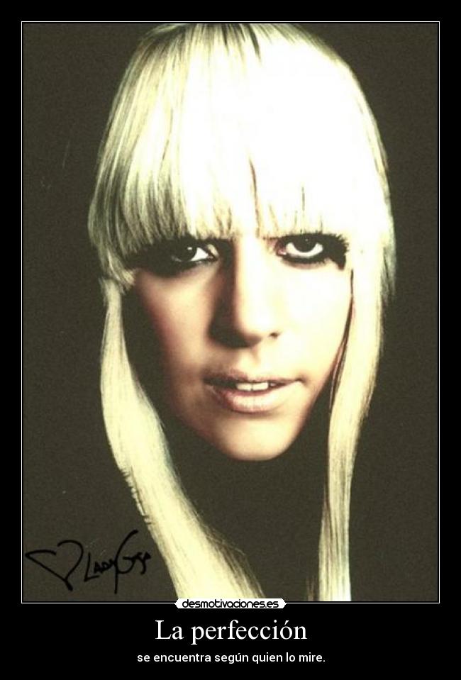 La perfección -
