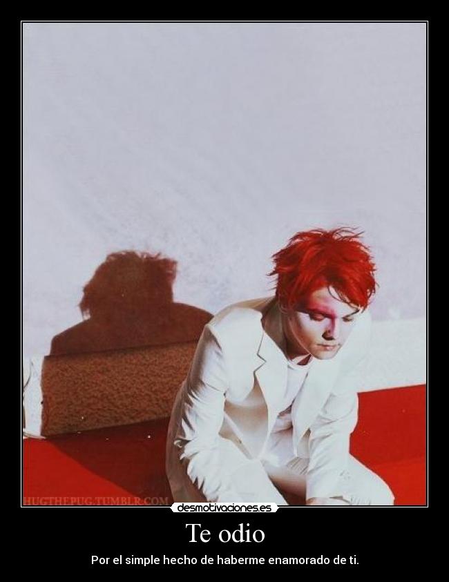 Te odio -