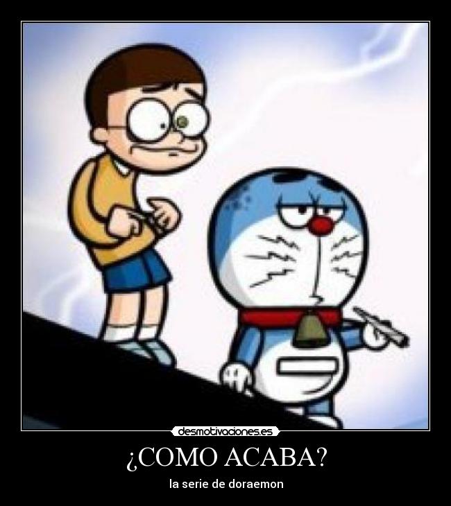 carteles doraemon desmotivaciones