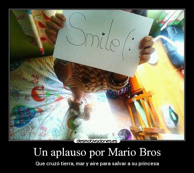 Un aplauso por Mario Bros - Que cruzó tierra, mar y aire para salvar a su princesa