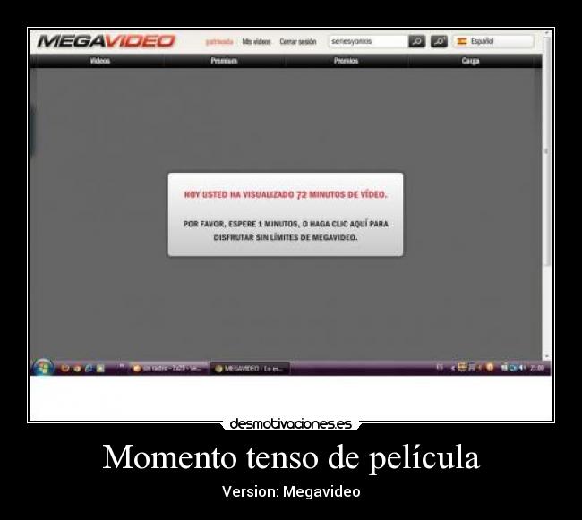 Momento tenso de película - 
