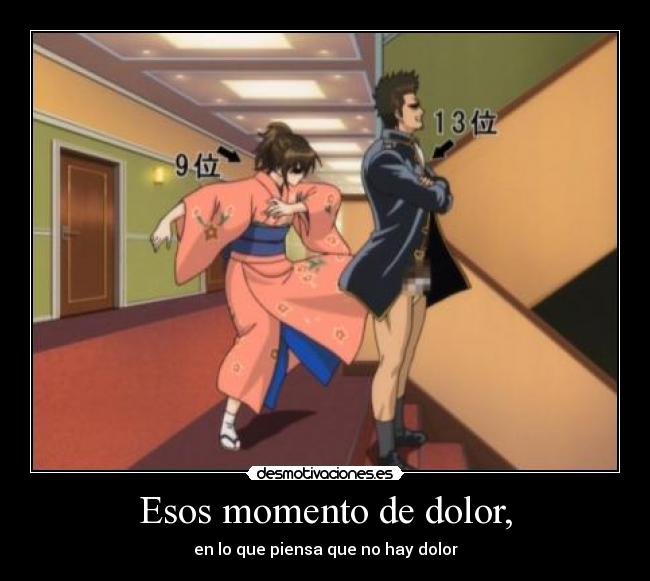 carteles dolor gintama patada huevos miticas desmotivaciones