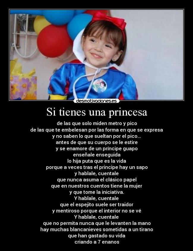 Si tienes una princesa -