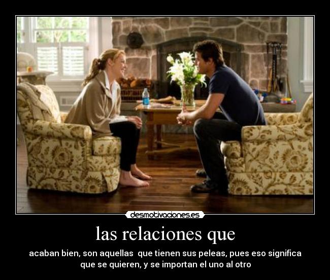 las relaciones que - 