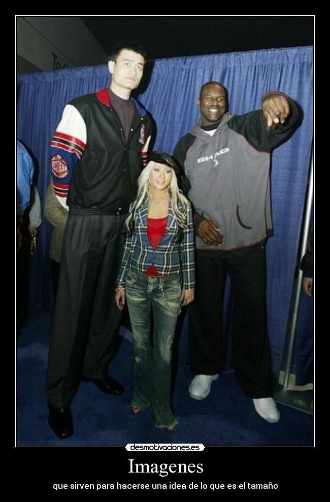 Imagenes - que sirven para hacerse una idea de lo que es el tamaño