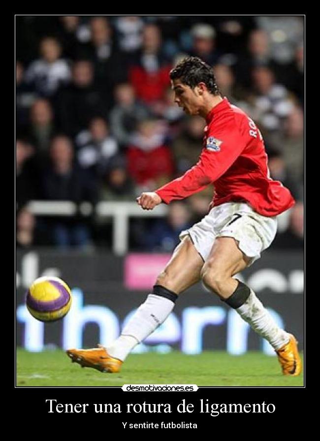 Tener una rotura de ligamento -