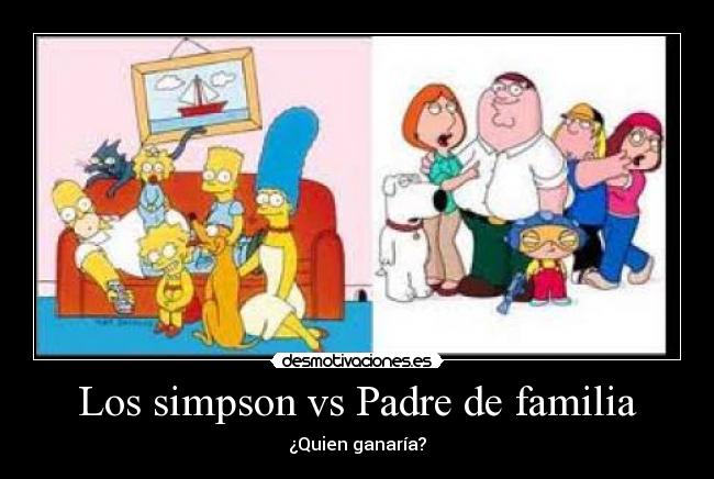 Los simpson vs Padre de familia - ¿Quien ganaría?