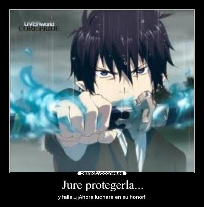 Jure protegerla... -