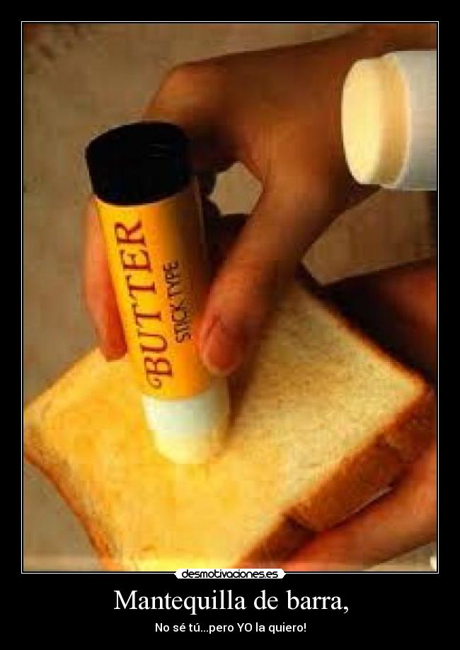 Mantequilla de barra, - 