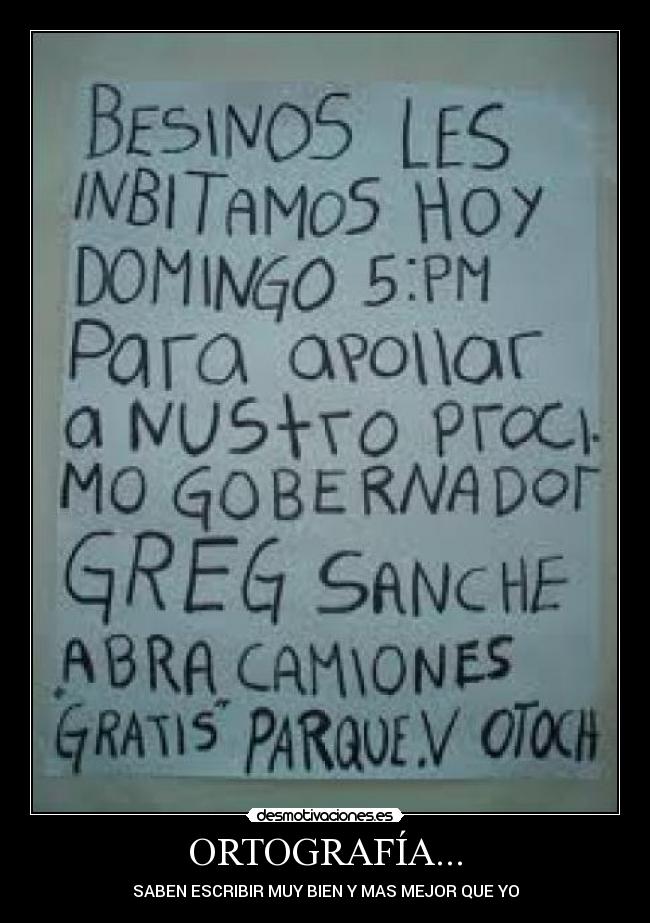 ORTOGRAFÍA... -