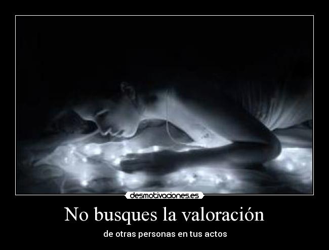 No busques la valoración -