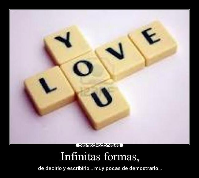 Infinitas formas, - 