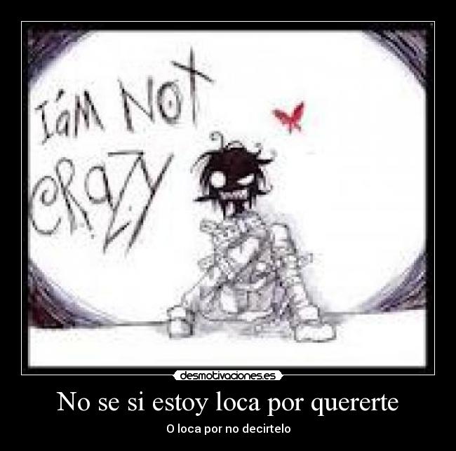 No se si estoy loca por quererte -