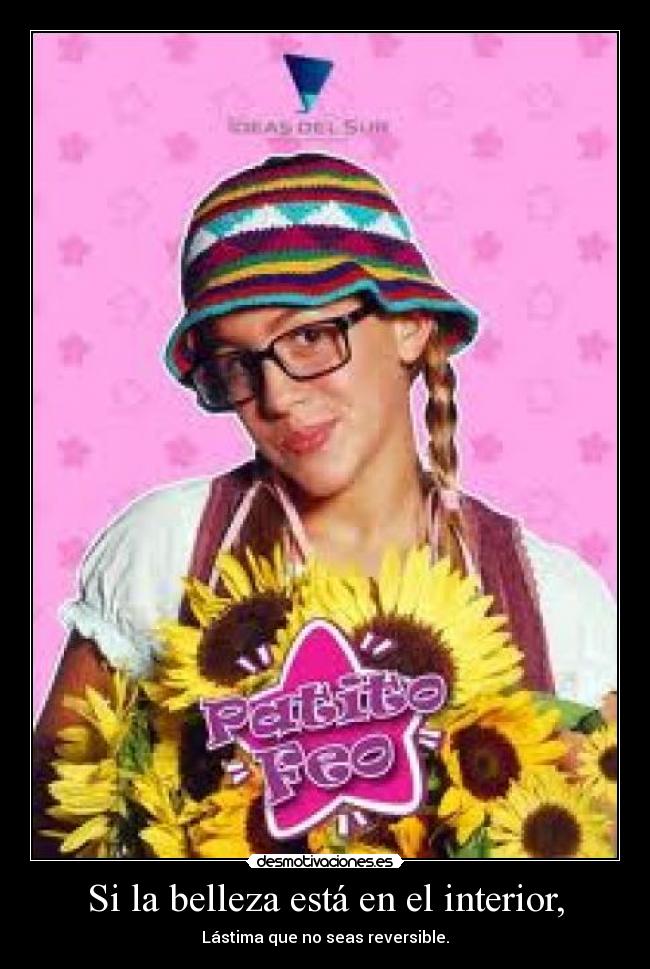 carteles patito feo tia fea cojones desmotivaciones