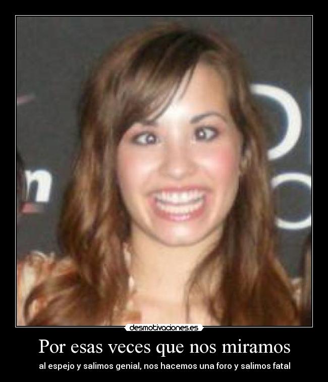 Por esas veces que nos miramos -