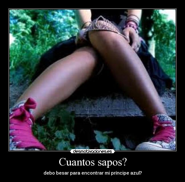 Cuantos sapos? - debo besar para encontrar mi príncipe azul?