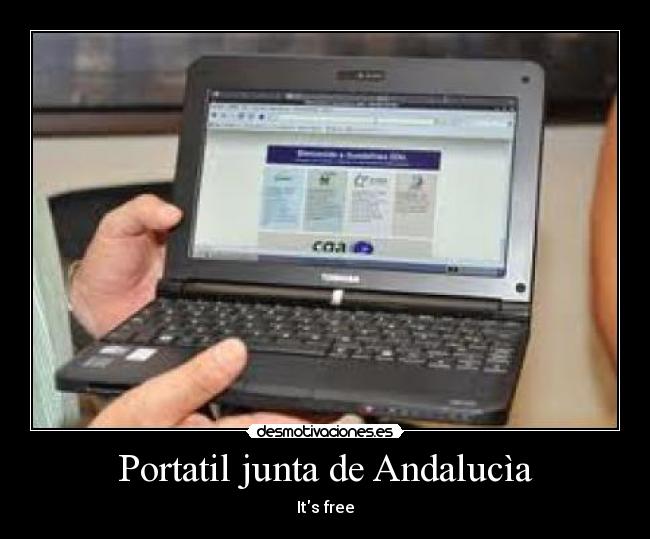 Portatil junta de Andalucìa - 