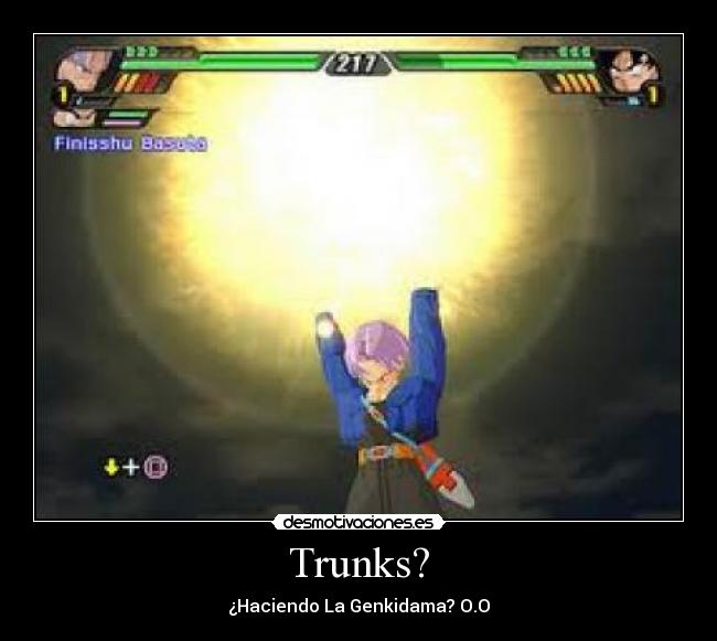 Trunks? - ¿Haciendo La Genkidama? O.O