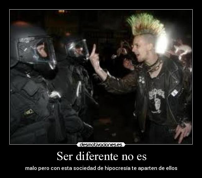 Ser diferente no es - 