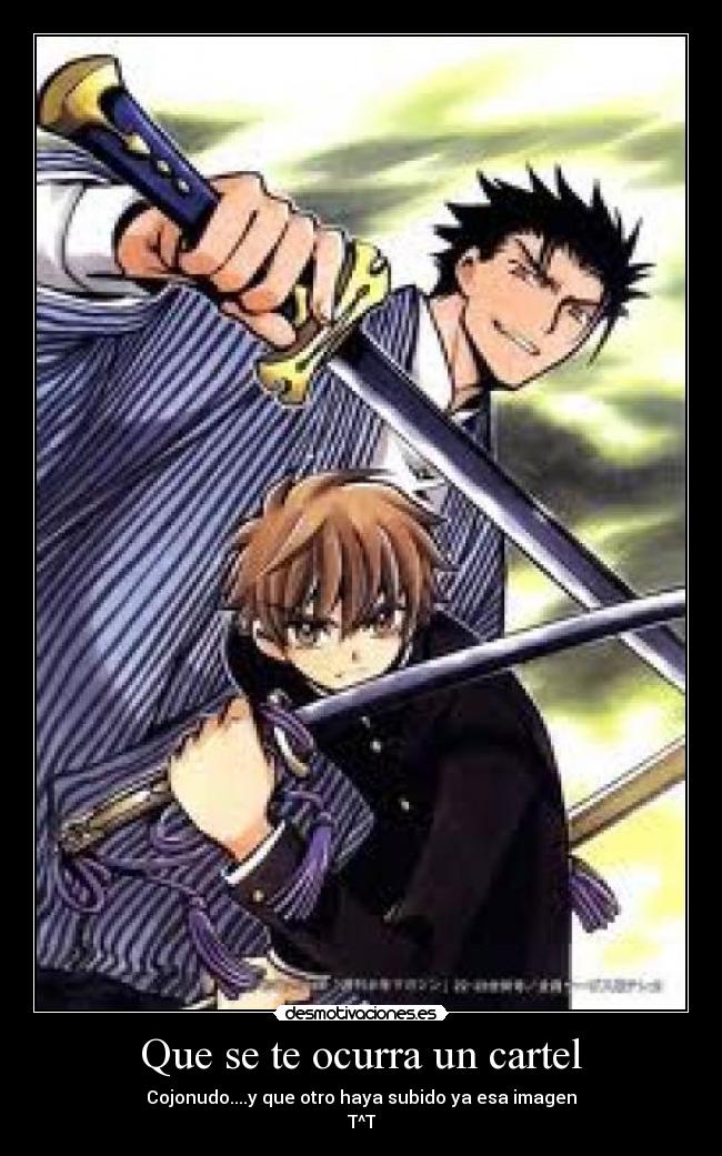 Que se te ocurra un cartel -