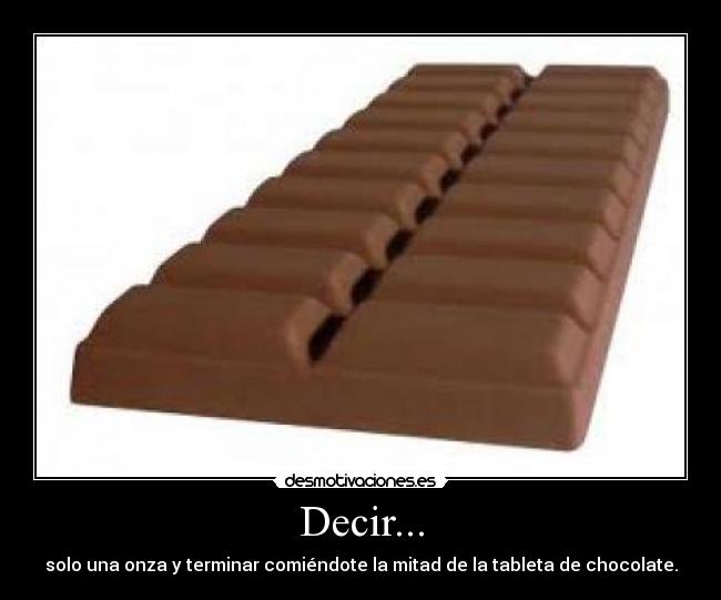 Decir... - 