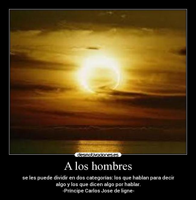 A los hombres - 