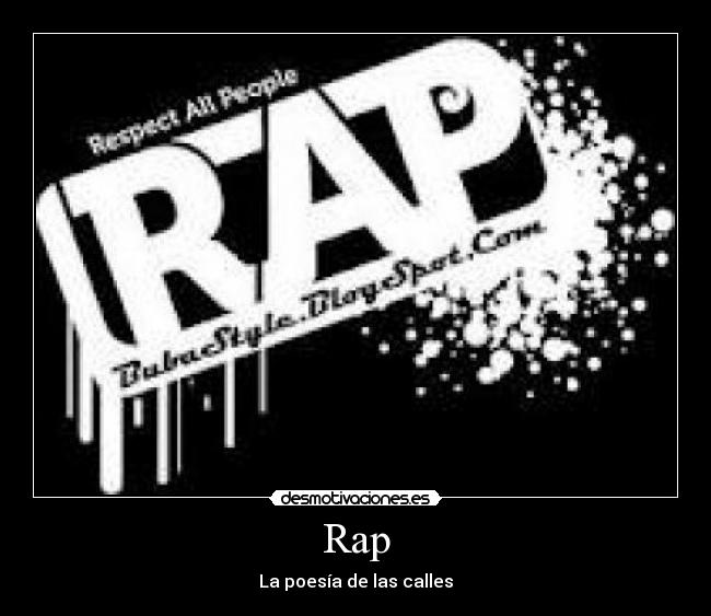 Rap - La poesía de las calles
