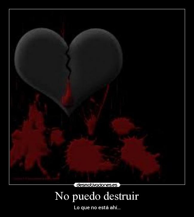No puedo destruir -