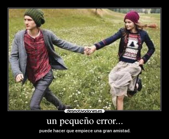 un pequeño error... -