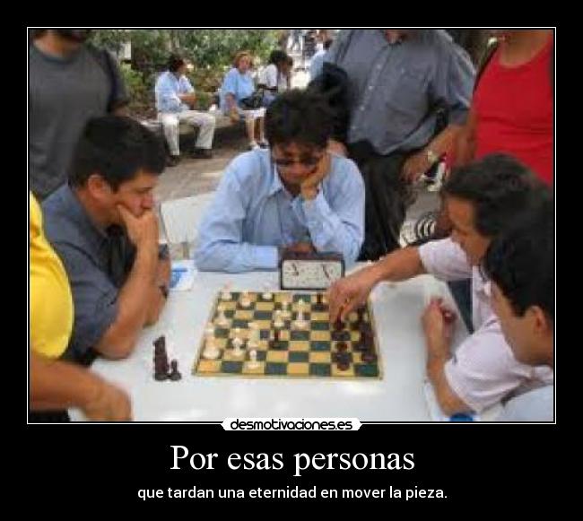 Por esas personas -