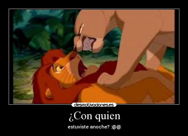 ¿Con quien -