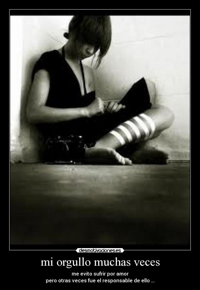 mi orgullo muchas veces -