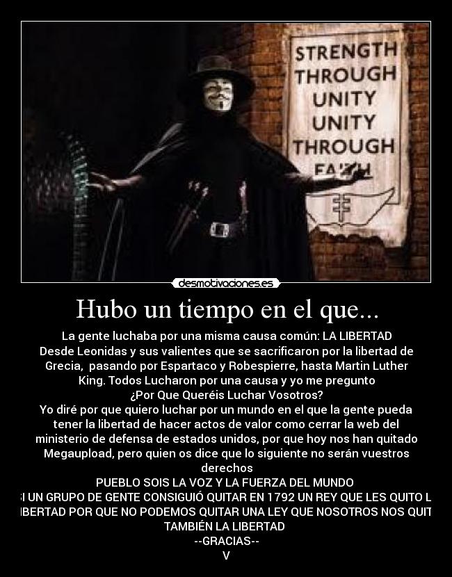 Hubo un tiempo en el que... -