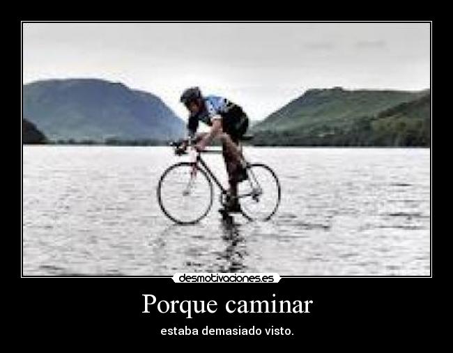 Porque caminar - 