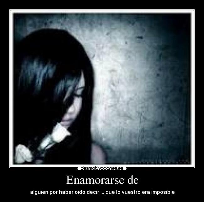 Enamorarse de -