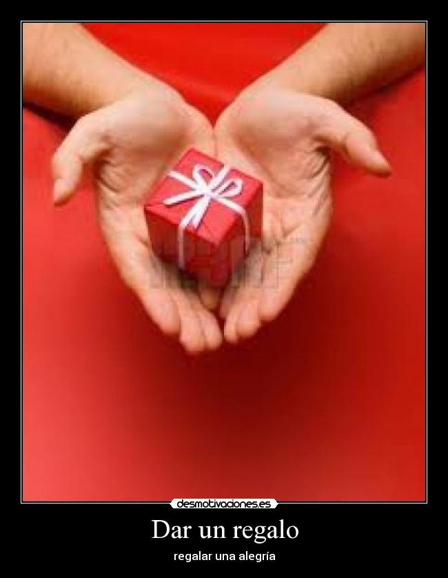 Dar un regalo -