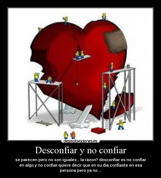 carteles desconfianza desmotivaciones