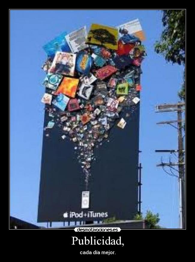 Publicidad, -
