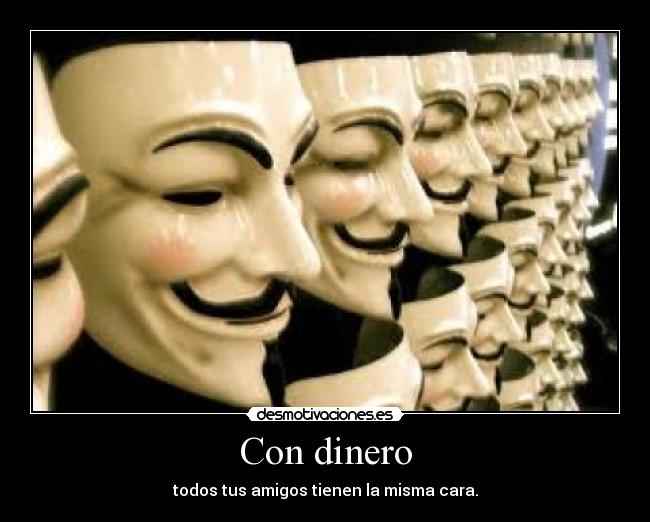 Con dinero -
