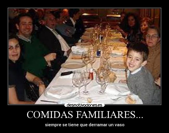 COMIDAS FAMILIARES... - 