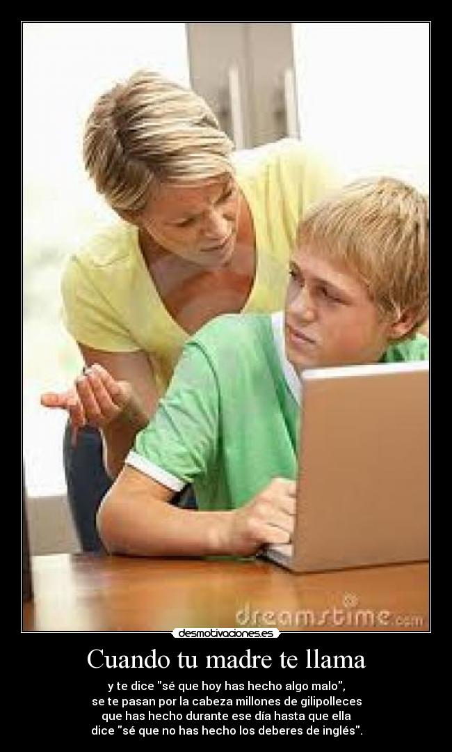 Cuando tu madre te llama - 