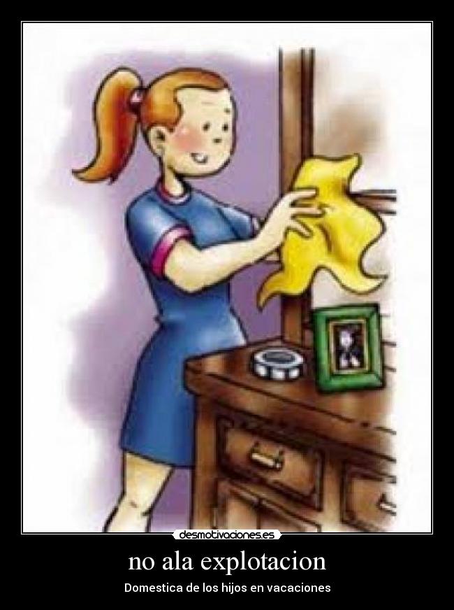 no ala explotacion -